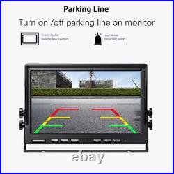 10'' IPS Monitor Wireless 30x Zoom Car Backup Rear Front Camera For Tower Crane