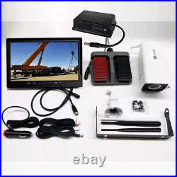 10'' IPS Monitor Wireless 30x Zoom Car Backup Rear Front Camera For Tower Crane
