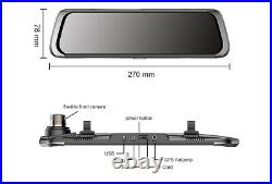10 Junsun Dash Cam Recorder Rearview mirror FHD1080P Dual Lens Car DVR WIFI