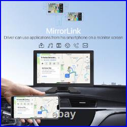 10 Quad Monitor DVR BT MirrorLink FM Rear View Backup Camera For Truck Caravan