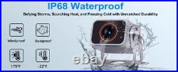 10'' RV Backup Camera Wired System, 4 HD 1080P Rear View IP68 Waterproof 150°