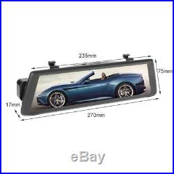 10 Touch Screen Android 3G WiFi Car GPS Navigation Rear View Mirror DVR Camera