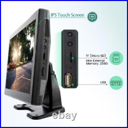 10 Touch Screen Quad Monitor 360° Parking DVR Side Backup Cameras For Truck RV