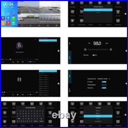 10 Touch Screen Quad Monitor 360° Parking DVR Side Backup Cameras For Truck RV