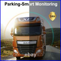 10 Touch Screen Quad Monitor 360° Parking DVR Side Backup Cameras For Truck RV