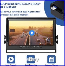 10 Wireless Backup Camera System 1080P DVR Recording Monitor for Truck/Trailer 10 Wireless Backup Camera System 1080P DVR Recording Monitor for Truck/Trailer