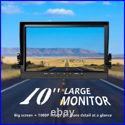 10 Wireless Backup Camera System 1080P DVR Recording Monitor for Truck/Trailer 10 Wireless Backup Camera System 1080P DVR Recording Monitor for Truck/Trailer