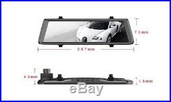 10inch 3G Wifi 1080P Dual Lens Car GPS Navigation Mirror Camera with Rear View Cam