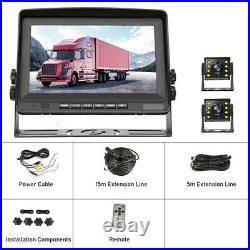 12V-24V 1080P Digital Display 8 Monitor Car Bus Rear View Backup Reverse Camera