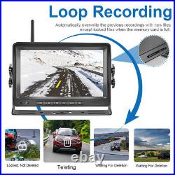 12-24V Digital Display 7Monitor Car Rear View Backup Reverse Wireless Camera×1