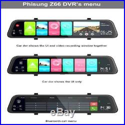 12 4G WiFi Car Dash Cam Android 8.1 Rear View DVR Camera HD 1080P FM GPS 2+32GB