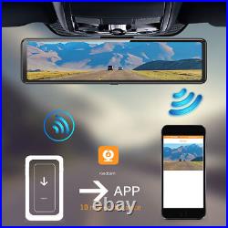 12'' Car DVR Dashboard Camera Android Auto ADAS Rear View Mirror Video Recorde