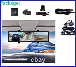 12'' Car DVR Dashboard Camera Android Auto ADAS Rear View Mirror Video Recorde