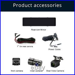 12 Car Dvr Rear view Camera Android Mirror Video Recorder 4G GPS Navi Dash Cam