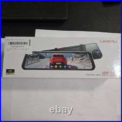 12 Mirror Dash Cam, 4K UHD Front and 2.5K Rear View Dash Camera for Car, wit