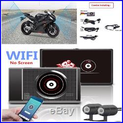 140° Wide Angle Wifi HD Motorbike ATV Rear View Hidden DVR Video Camera Recorder