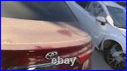 15 16 17 TOYOTA CAMRY Trunk/decklid/hatch/tailgate burgundy 3T3 rear view camera