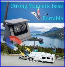 1 10 DVR Monitor Magnetic Standby Mode 1 Solar Wireless Backup Camera RVs Truck