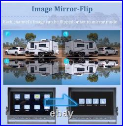 1 10 DVR Monitor Magnetic Standby Mode 1 Solar Wireless Backup Camera RVs Truck