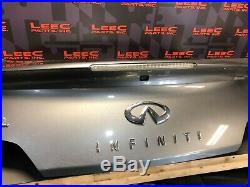 2011 INFINITI G37S G37 SPORT IPL COUPE OEM TRUNK With SPOILER REAR VIEW CAMERA