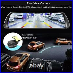2019 Android 8.1 mirror dash camera smart car dvr camera rear view mirror camera