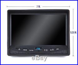 2 Backup Camera System 7 TFT LCD Screen, Weatherproof, Rear View Camera