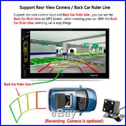 2 DIN Android 6.0 WiFi 7''Car MP5 MP3 Player GPS Mirror Link + Rear view Camera