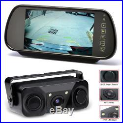 2 in 1 Reverse Camera & Parking Sensors Kit With 7 Inch Mirror Monitor Screen