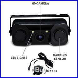 2 in 1 Reverse Camera & Parking Sensors Kit With 7 Inch Mirror Monitor Screen