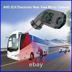 2ch 10.36 Monitor R L Side Electronic Rear View Mirror Camera truck/trailer/bus