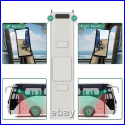 2ch 10.36 Monitor R L Side Electronic Rear View Mirror Camera truck/trailer/bus