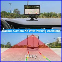 2x 1080P Digital Wireless Reverse Camera 7 Monitor Kit for Truck Trailer RV Bus