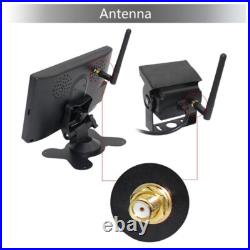 2x 1080P Digital Wireless Reverse Camera 7 Monitor Kit for Truck Trailer RV Bus