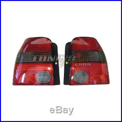 2x Original VW Lupo GTI Rear Lights SET in red / Black Windsor