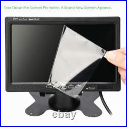 2x Wireless Rear View Reverse Camera with 7 Split Monitor for Truck Caravan RVs