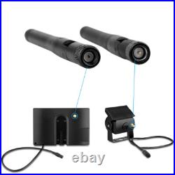 2x Wireless Rear View Reverse Camera with 7 Split Monitor for Truck Caravan RVs