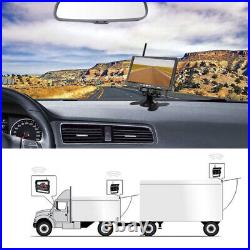 2x Wireless Reversing Camera 7 HD Monitor Rear View Kit for Truck Bus Motorhome