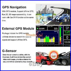 32GB Full HD1080P WIFI GPS Sat Nav Car DVR Rear View Mirror Monitor Camera W840