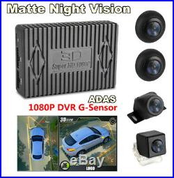 360° 1080P Car DVR Bird View Panoramic System with Seamless Night Vision 4 Cameras