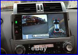 360° Bird View System 4 Camera Car DVR Recording Parking View Cam Night Vision