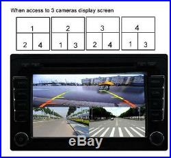360° Car DVR Record All Round Rear View Camera System 120 Degree Lens View Angle