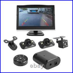 360 Degree Bird View System 4 Camera Car Recording Cam Kit with 5in Monitor