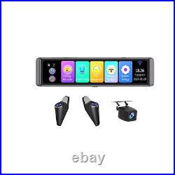 360 Degree Car Rearview Mirror Dash Cam 4 Channels Car Cameras 4K+1080P ADAS BDS
