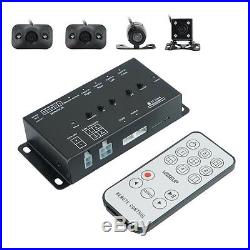 360° Full Parking View 4 Cameras DVR&Video Monitoring Recording Mini Control Box