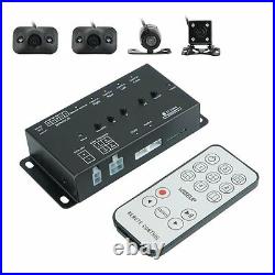 360° Full Parking View Front/Rear/Right/Left 4 Cameras DVR&Video Monitor Box Kit