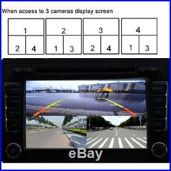 360° Full Views Car Parking Video Recording DVR Split Image Screen & 4 HD Camera