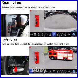 360° Truck Parking Monitor Rear View Back-up Camera DVR Reversing Video System