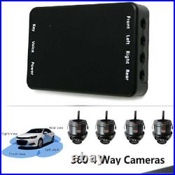 360° View Auto DVR Parking Panoramic View Rearview Camera System with 4 Camera