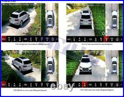 3D & 2D Bird View 1080P Car Camera System Parking Back Up DVR Recorder Universal