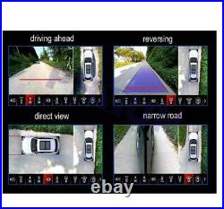 3D & 2D Bird View 1080P Car Camera System Parking Back Up DVR Recorder Universal
